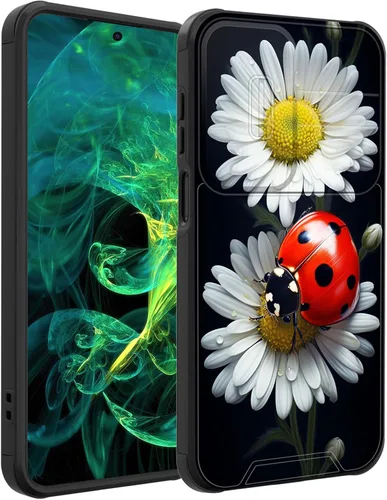 Miniatura 189 de Funda para Galaxy A16 5G con cubierta para cámara deslizante, resistente de doble capa, híbrida, a prueba de golpes, funda protectora resistente