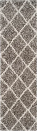 Miniatura 47 de SAFAVIEH - Alfombra de la colección Hudson Shag, diseño de enrejado moderno, no desprende pelusa y fácil de cuidar, 2 pulgadas de grosor, ideal