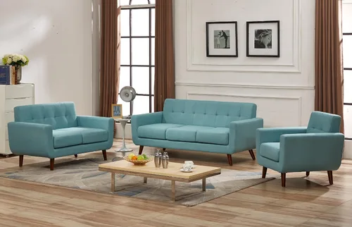 Miniatura 25 de Jenny - Sillón de tela de lino copetudo, cómodo, moderno, tapizado, para sala de lectura, club, bohemio, para sala de estar, dormitorio y espacios