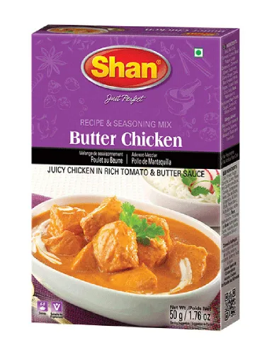 Miniatura 279 de Shan Korma Recipe and Seasoning Mix 1.76 oz (50g) - Spice Powder for Traditional Meat in Yogurt Sauce - Suitable for Vegetarians - Airtight Bag in a