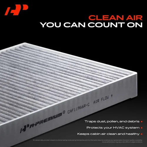 Miniatura 3 de A-Premium Filtro de aire de cabina con carbón activado compatible con los modelos Chevy, GMC y Cadillac - Silverado 1500, Suburban, Avalanche