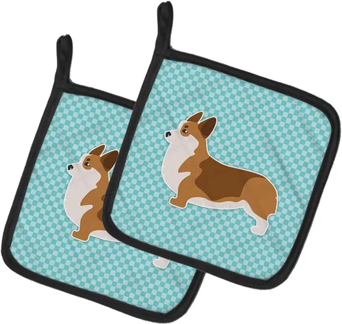 Miniatura 9 de Caroline's Treasures BB3567PTHD - Juego de soportes para ollas de cocina resistentes al calor, almohadillas calientes para cocinar, hornear, Copo