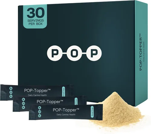 Miniatura 10 de POP-Topper - Comida para perros – Polvo multivitamínico para perros de 35 libras en adelante – Deliciosa base de caldo de huesos con 6
