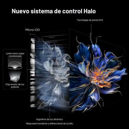 Miniatura 4 de TCL Serie QM7K de 55 Pulgadas Mini LED QLED 4K HDR 55QM7K, Modelo 2025 Pantalla Anti Reflejante de 120HZ-144HZ Smart Google TV Dolby Atmos