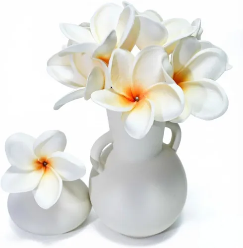 Miniatura 26 de Regalos de Cumpleaños para Mujeres 8pcs Flores Rosa Claro PU Tacto Real Flores Regalos para Mujeres para Navidad Flores Artificiales para Bricolaje