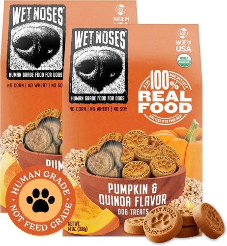 Miniatura 34 de Wet Noses Golosinas orgánicas crujientes para perros sin granos, totalmente naturales, de grado humano, sin OMG, entrenamiento saludable