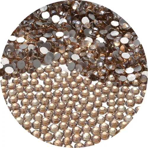 Miniatura 23 de NCB 288 diamantes de imitación de cristal redondos para arte de uñas, con parte trasera plana, para hacer accesorios de bricolaje, zapatos, ropa