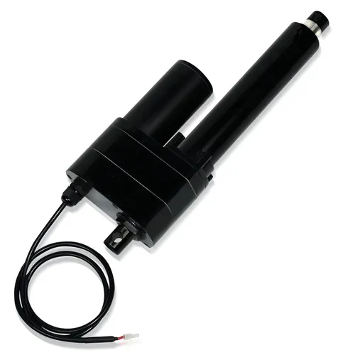 Progressive Automations Actuador lineal de alta fuerza de 12V - Carrera de 1 pulgada, fuerza de 850 lbs, actuador lineal industrial y de servicio