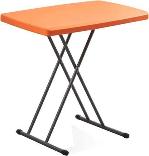 Miniatura 9 de Mesa plegable para tarjetas, altura ajustable, mesa de actividades plegable personal para uso doméstico, picnic, fiesta, sin montaje