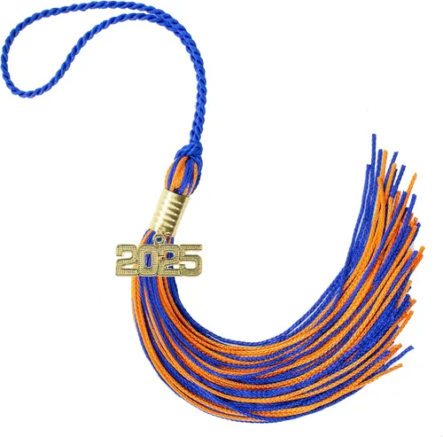 Miniatura 632 de Borla de graduación Aqua 2022, todos los colores escolares disponibles, fabricada en Estados Unidos