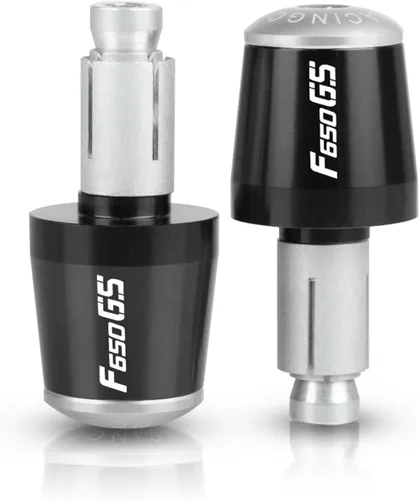 Miniatura 5 de Motocicleta para BMW F650GS F 650 GS 2000 2001 2002 2003 2004 2005 2006 2007 7/8 pulgadas 0.866 in Agarres de manillar de motocicleta extremo