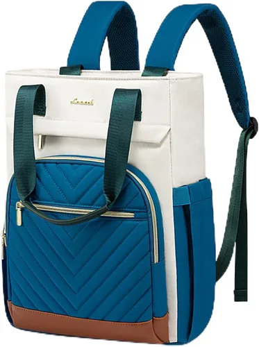 Miniatura 7 de LOVEVOOK Mochila para computadora portátil para mujer, bolsa de trabajo de 15.6 pulgadas, mochila para profesores, enfermeras, mochila de viaje