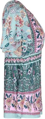 Miniatura 5 de Womens Shirts Dressy Casual 2023 Bohemian Flowy Streetwear Blouses Trendy Tops Short Sleeve Blouses