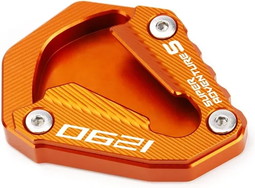 Miniatura 8 de Placa de extensión para soporte lateral de motocicleta compatible con 1290 Super Adventure S 2021 2022 2023 2024 Soporte de almohadilla de pie