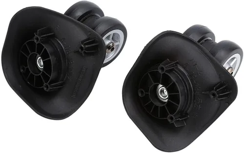 Miniatura 4 de VGEBY1 Maleta Ruedas, Equipaje Giratorio Ruedas Ruedas Universal PVC Ruedas Maleta Maleta Carretilla, Negro