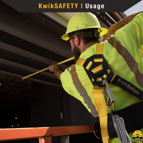 Miniatura 8 de KwikSafety - Charlotte, NC - BOA [COMBO] Arnés de seguridad de cuerpo completo 3D, cordón de 6 pies, cordón para herramientas, anclaje ANSI OSHA PPE
