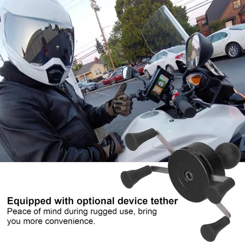 Miniatura 3 de Soporte de teléfono para motocicleta, soporte para teléfono celular, modificación universal con 13 accesorios, soporte de bicicleta para manillar