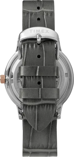 Miniatura 3 de Timex Waterbury - Correa de cuero automático para hombre 1575in acero inoxidable 20 relojes casuales