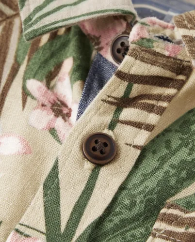 Miniatura 2 de Gymboree Conjunto de manga corta con botones y pantalones cortos para bebé