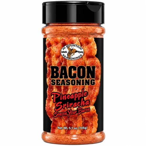 Miniatura 8 de Hi Mountain Condimento de tocino Mezcla de pimienta negra y azúcar marrón Eleva tu tocino Sazona tu tocino antes de cocinar Sabor dulce