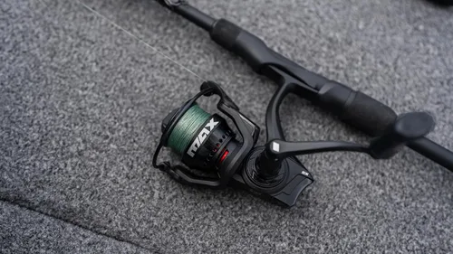 Miniatura 8 de Abu Garcia Combo de carrete giratorio y caña de pescar Max SX