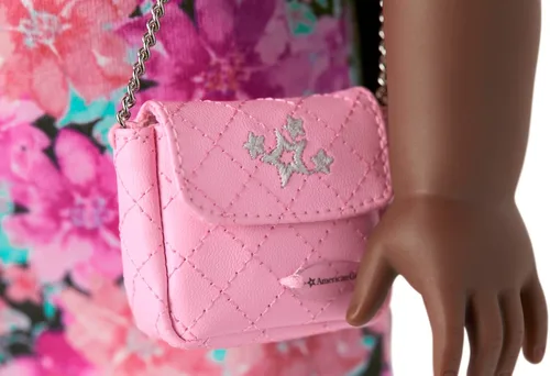 Miniatura 5 de American Girl Truly Me - Accesorios para muñecas de 18 pulgadas, pantalones con estampado de leopardo, pantalones rosas y sombrero de paja