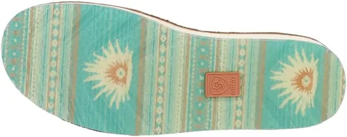 Miniatura 5 de ARIAT Women's WMS Cruiser SDEBRN Floral Emboss Boat Shoe