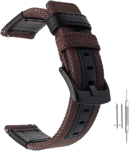 Miniatura 12 de Correa compatible con Samsung Galaxy Watch 3 de 1.772 in/Galaxy Watch 1.811 in/Gear S3 Frontier, correa de repuesto deportiva de nailon de 0.866