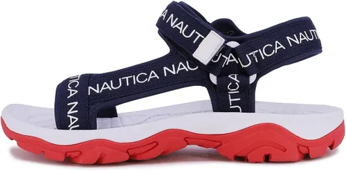 Miniatura 2 de Nautica Sandalias para hombre, zapatos de agua atléticos de punta abierta con correa
