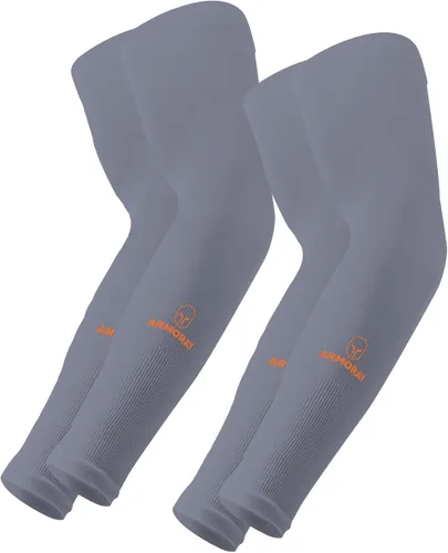 Miniatura 122 de ARMORAY - Mangas de brazo para hombres o mujeres; para cubrir tatuajes; de enfriamiento, para practicar deportes, básquetbol, golf, fútbol