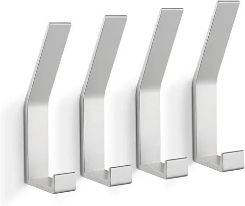 Miniatura 11 de Ganchos para Perchero Montados en la Pared, Negro, 2 Paquetes, Ganchos de Cuerda para Toallas de Baño para Cocina, Puerta, Gabinete, Baño