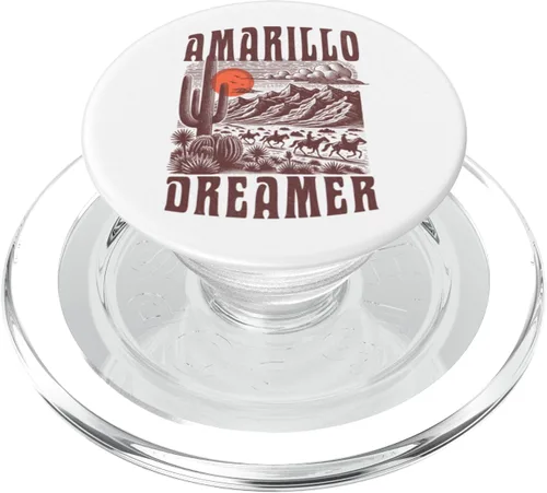 Miniatura 7 de Texas Cattle Town And Hometown Patriotic Cowboy Amarillo PopSockets Adhesive PopGrip