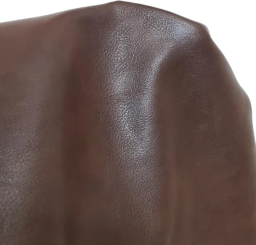 Miniatura 75 de NAT Leathers Muestras de colores marrones y tostados de nuestra piel sintética vegana por yarda, piel sintética 0.9 mm (5 cm de ancho x 5 cm)