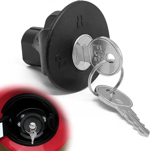 Tapa de gasolina Bloqueo y llaves de tapa de depósito de combustible compatibles con Taurus Edge Mustang Expedition Fusion F150 Escape Focus MKT MKZ