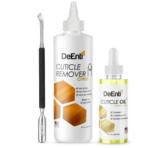 Miniatura 13 de DeEnti Gel removedor de cutículas instantáneo, eucalipto, botella de 8 onzas, suavizante profesional de cutículas, suministros de manicura