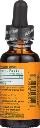 Miniatura 2 de Herb Pharm Gotas de extracto líquido de trébol rojo orgánico certificado, 1 onza