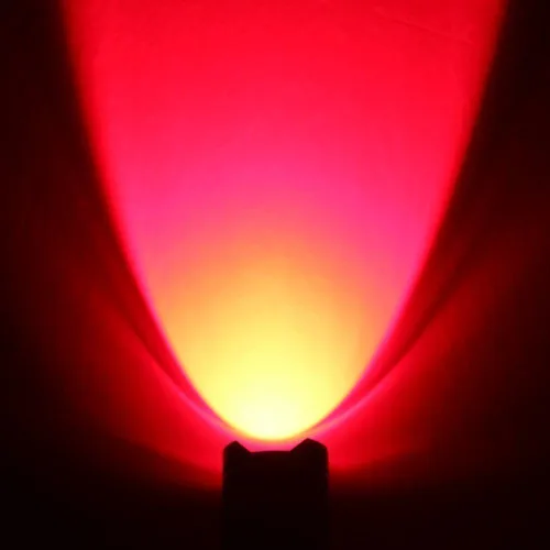 Miniatura 8 de Paquete de 3 linternas LED rojas de un solo modo linterna de luz roja de un modo de luz nocturna con zoom para astronomía, aviación y observación