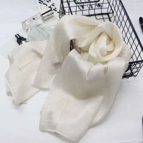 Miniatura 6 de Bufandas sedosas de pashmina de color liso