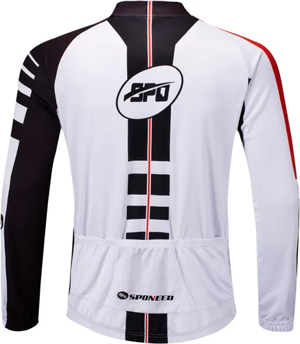 Miniatura 3 de sponeed Ropa de ciclismo para hombre, manga larga, para bicicleta de montaña, camiseta de bicicleta de carretera, pantalones acolchados, trajes