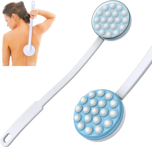 Aplicador y masajeador de loción para la espalda Yiesoum para el cuerpo, de mano, de fácil alcance para protector solar, crema, gel de ducha en la