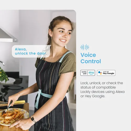 Miniatura 5 de Lockly Hub Wi-Fi Secure Link: controla tu Lockly Smart Lock desde cualquier lugar con notificaciones en tiempo real y control de voz