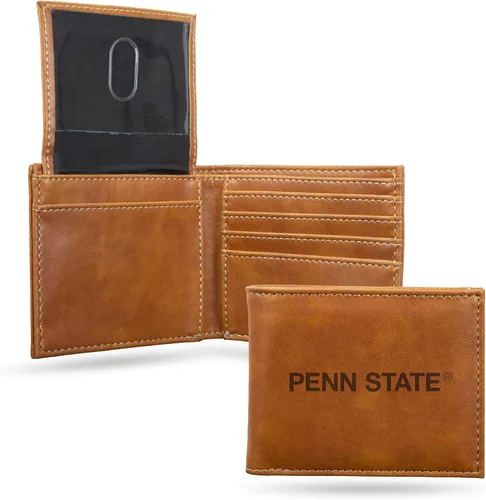 Miniatura 35 de NCAA Rico Industries Cartera Billetera con Grabado Láser Cartera Billetera con Grabado Láser - Diseño Delgado - Gran Regalo
