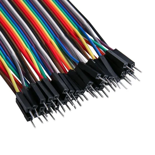 Miniatura 2 de ELEGOO 120 piezas de cables Dupont multicolor de 40 pines macho a hembra, 40 pines macho a macho, 40 pines hembra a hembra, kit de cables de puente