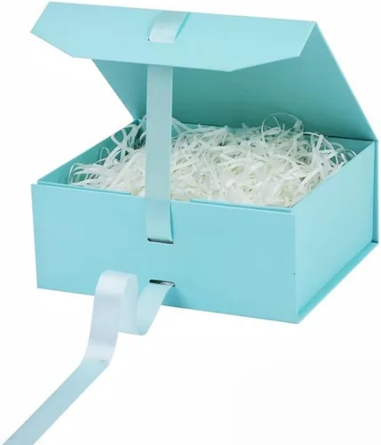 Miniatura 25 de GoooodGift Caja de regalo grande azul, 1 paquete de 13.5 x 11 x 5.3 pulgadas, caja de regalo de lujo para regalos con tapa de cierre magnético