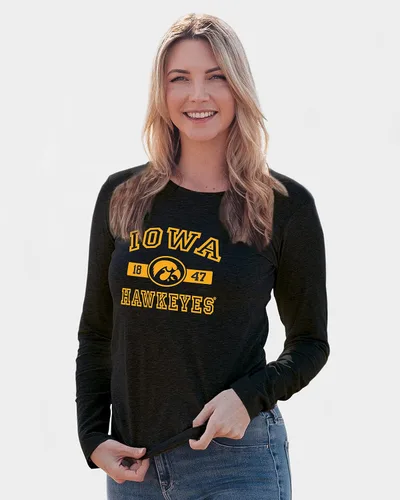 Miniatura 15 de Blue 84 NCAA - Camiseta de manga larga con licencia oficial de la NCAA para mujer, color del equipo atlético