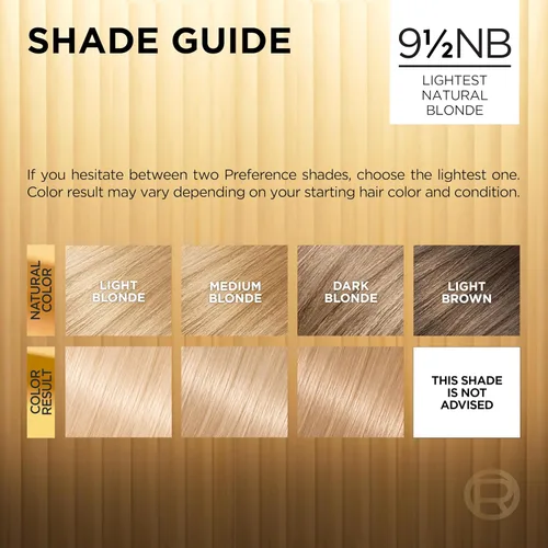 Miniatura 185 de L'Oreal Paris Superior Preference - Tinte permanente luminoso que desafía la decoloración, tinte para el cabello hasta 9 semanas de resplandor, 09