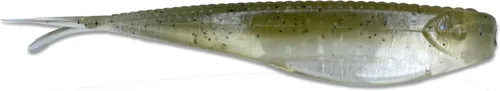 Miniatura 13 de Phat Pak Baits - Micro Drunkin Shad Tiny Fluke Style LiveScope FFS Soft Jerkbait 2.5" 30ct Soft Plastic BFS Bass Fishing Lure Yellow Perch