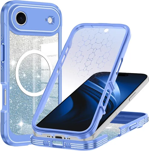 Miniatura 17 de Hekodonk Funda para iPhone 15 Pro Max, compatible con Magsafe [protector de pantalla de vidrio templado integrado y protección de lente de cámara]