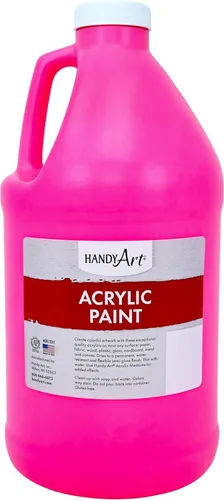 Miniatura 50 de Pintura acrílica para estudiantes, artesanías de 16 onzas. Plateado metálico