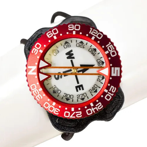 Miniatura 15 de Scuba Choice Brújula de buceo (soporte de muñeca/bungee) – Herramienta de navegación submarina fácil de leer para buceo, diseño duradero con bisel